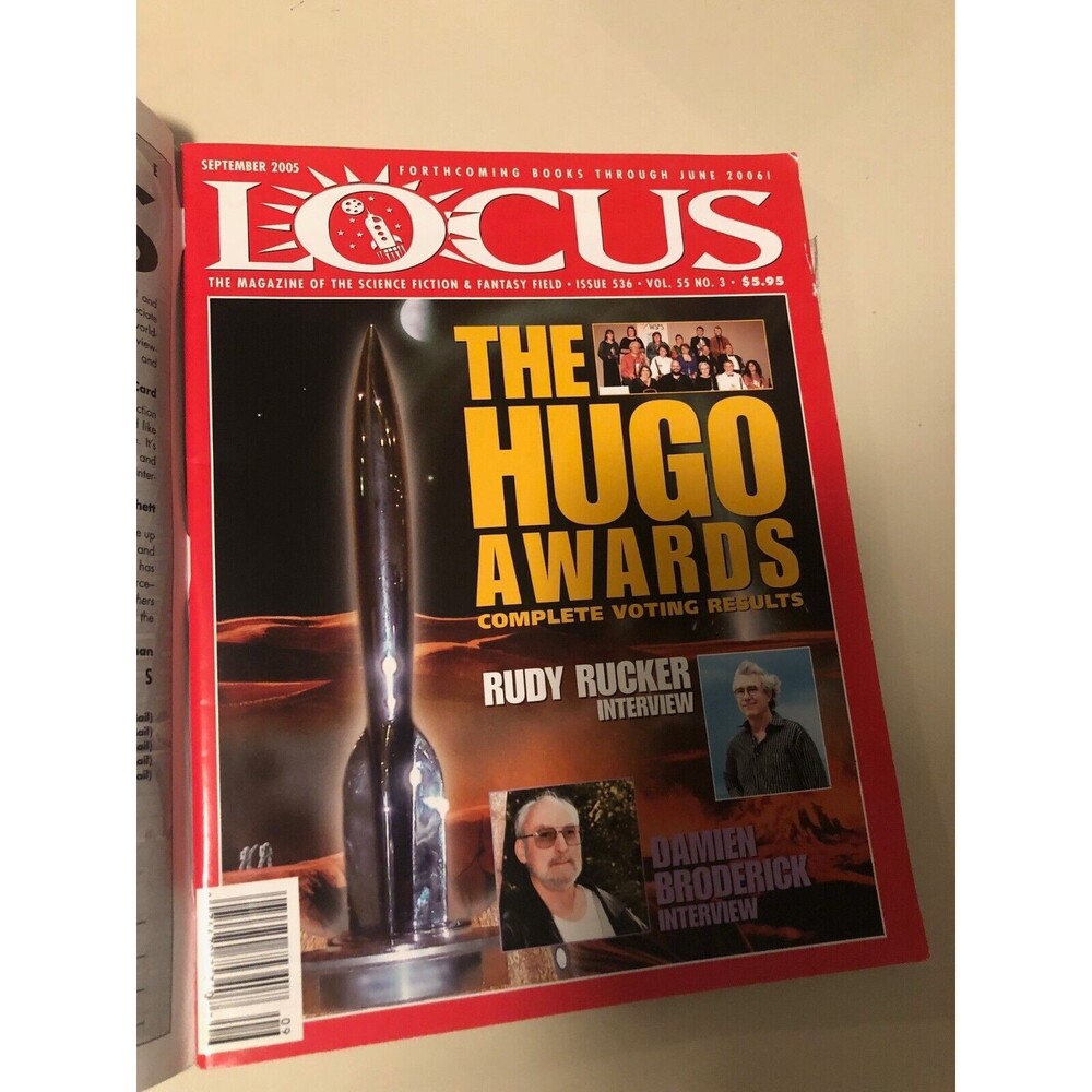 LOCUS MAGAZINE 528, SCIENCE FICTION & FANTASY, RAPTURE NERDS, VOL 54 NO 1